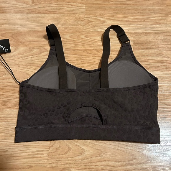 Mono B Sportsbra, Brown with Leopard Print, Size Medium, NWT - Picture 5 of 6